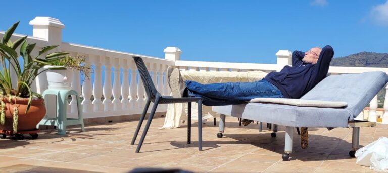 Resting during Retreat La Palma