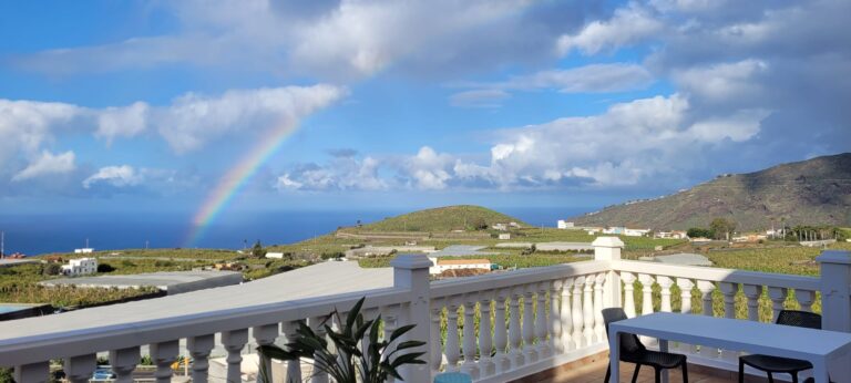 Los Llanos with Rainbow